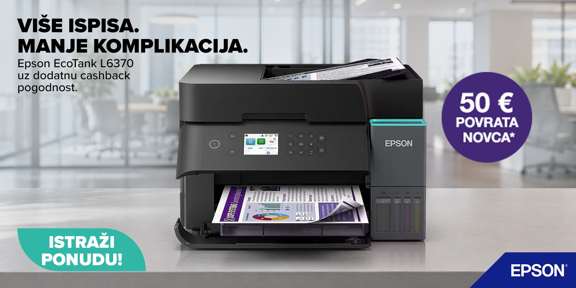 Epson printeri i oprema - listopad